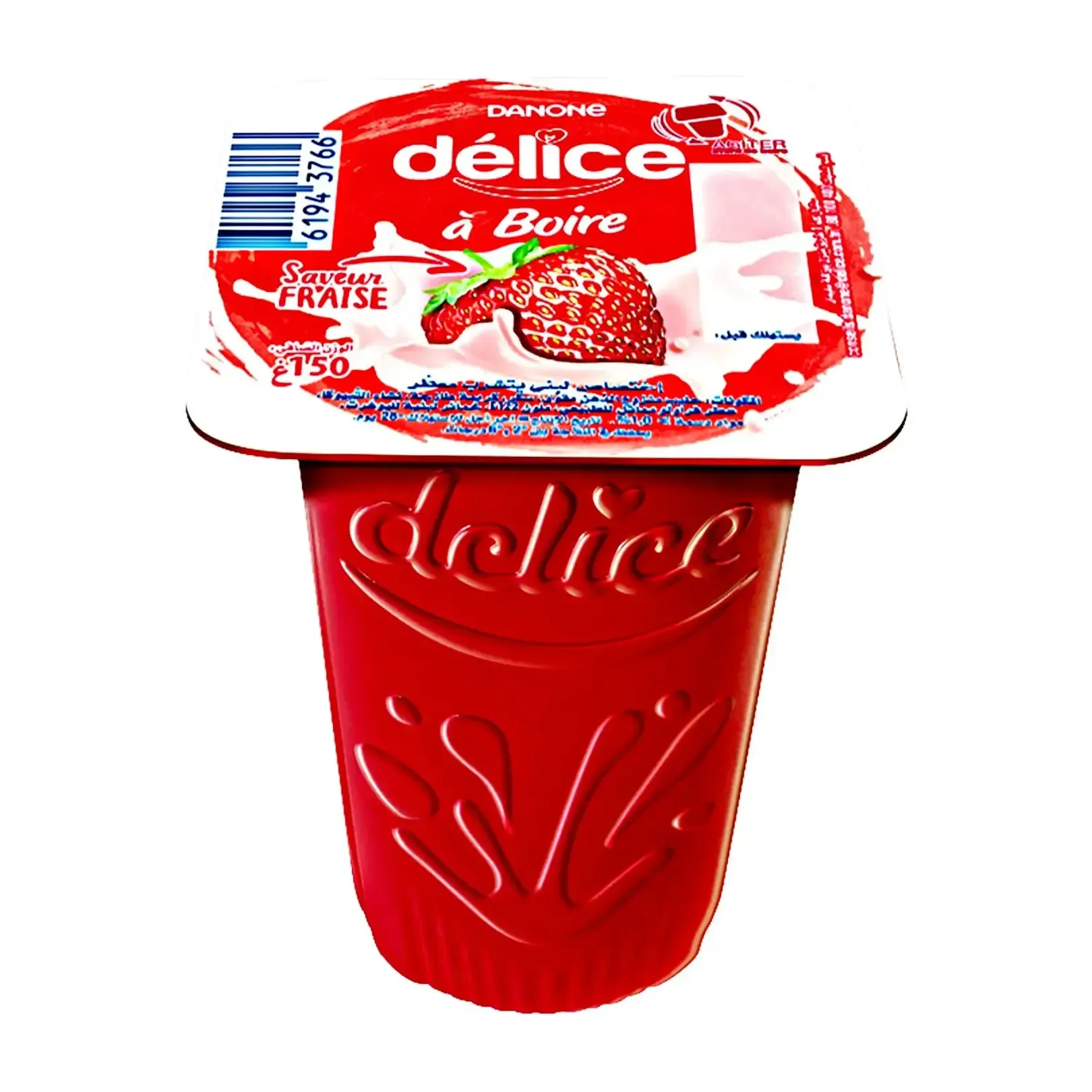 Yaourt à boire fraise