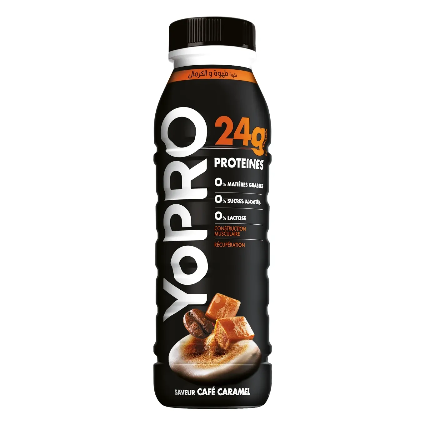Yaourt à boire protéiné café caramel Yopro