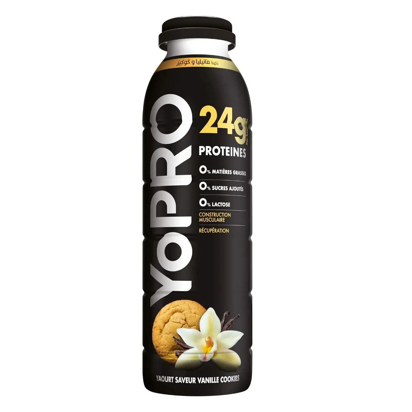 Yaourt à boire protéiné vanille cookies Yopro